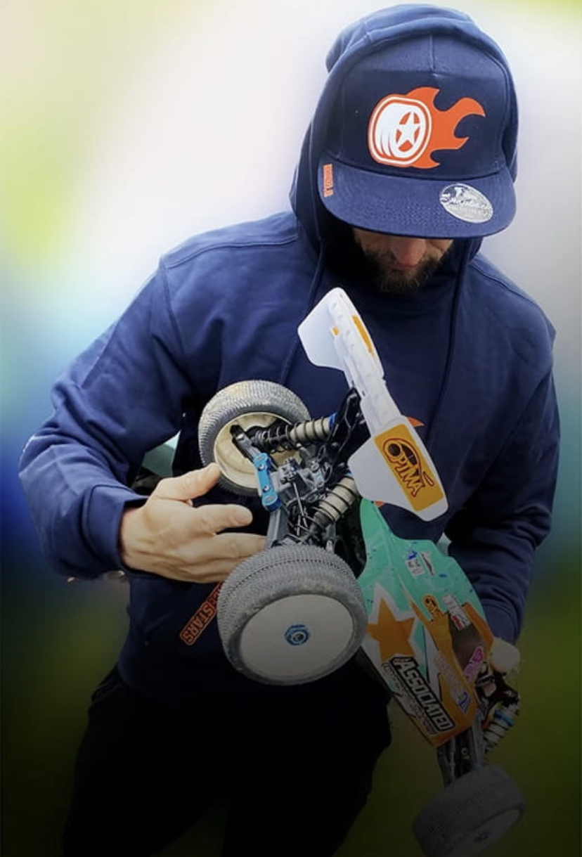 race stars flames cap